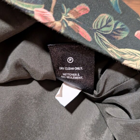 RW&CO mini skirt green floral print size 0 - Picture 14 of 16